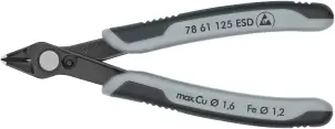 Кусачки Electronic Super Knips, діаметр 1,6мм, 125мм KNIPEX 78 61 125 ESD №1