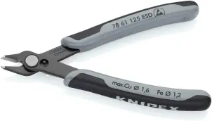 Кусачки Electronic Super Knips, діаметр 1,6мм, 125мм KNIPEX 78 61 125 ESD SB (в блістері) №3
