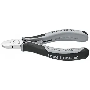 Кусачки бокові для електроніки KNIPEX 77 22 115 ESD №1