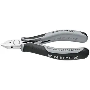 Кусачки бокові для електроніки KNIPEX 77 42 115 ESD №1