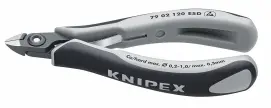 Прецизійні кусачки бокові для електроніки KNIPEX 79 02 120 ESD купити