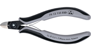 Прецизійні кусачки бокові для електроніки KNIPEX 79 12 125 ESD №1