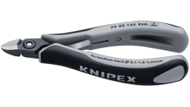 Прецизійні кусачки бокові для електроніки KNIPEX 79 22 125 ESD купити