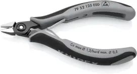 Прецизійні кусачки бокові для електроніки KNIPEX 79 52 125 ESD купити