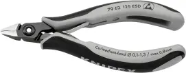 Прецизійні кусачки бокові для електроніки KNIPEX 79 62 125 ESD купити в Києві