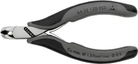 Кусачки торцеві для електроніки KNIPEX 64 32 120 ESD купити в Києві