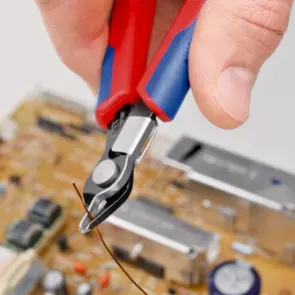 Кусачки Electronic Super Knips, діаметр 1,6мм, 125мм KNIPEX 78 71 125, фосфатовані №2