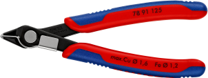 Кусачки Electronic Super Knips, діаметр 1,6мм, 125мм KNIPEX 78 91 125, фосфатовані №1