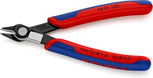 Кусачки Electronic Super Knips, діаметр 1,6мм, 125мм KNIPEX 78 91 125, фосфатовані №2