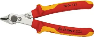 Кусачки Electronic Super Knips, діаметр 1,6мм, 125мм VDE KNIPEX 78 06 125, полированные №1