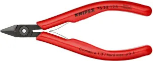 Кусачки бокові (бокорізи) для електроніки, діаметр 1,3мм, 125мм KNIPEX 75 22 125, фосфатовані №1