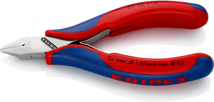 Кусачки бокові (бокорізи) для електроніки, Ø1,0мм, 115мм KNIPEX 72 52 115, хромовані №1