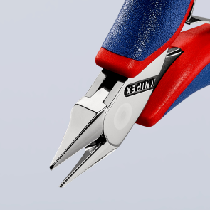 Кусачки бокові (бокорізи) для електроніки, Ø1,0мм, 115мм KNIPEX 72 52 115, хромовані №3