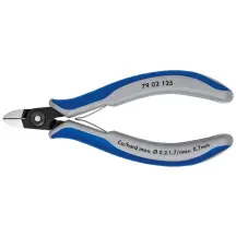 Прецизійні кусачки бокові для електроніки KNIPEX 79 02 125 купити