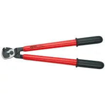 Ножиці для різання кабелів, діаметр 27мм / 150мм.кв., 500 мм VDE KNIPEX 95 17 500, фосфатовані