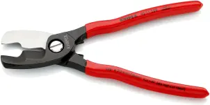Ножиці для різання кабелів, діаметр 20мм / 70мм², 200мм KNIPEX 95 11 200 SB, фосфатовані №2