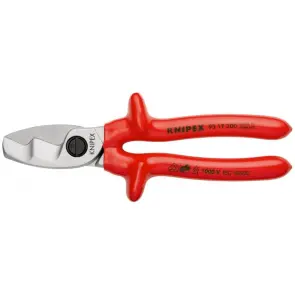 Ножницы для резки кабелей, диаметр 20мм/70мм.кв., 200мм VDE KNIPEX 95 17 200, хромированные №2