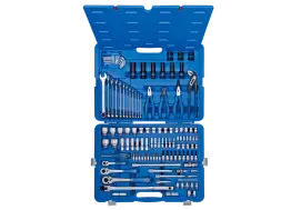 Набор инструментов 119 единиц 1/2"-3/8"-1/4" в пластиковом кейсе (уп.1)