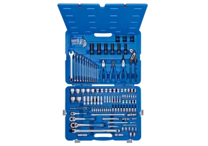 Набор инструментов 119 единиц 1/2"-3/8"-1/4" в пластиковом кейсе (уп.1) №1