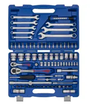 Набор инструментов 83 единиц 1/4"+1/2" в пластиковом кейсе