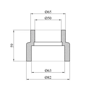 Муфта редукционная PPR GrandiTherm 63х50 мм №2