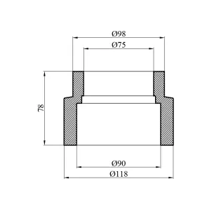 Муфта редукционная PPR GrandiTherm 90х75 мм №2