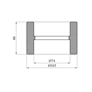 Муфта PPR Rozma 75 мм №2