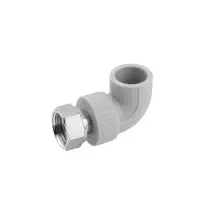 Колено с накидной гайкой PPR Baux 20х1/2"