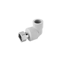 Колено с накидной гайкой PPR GrandiTherm 20х1/2"