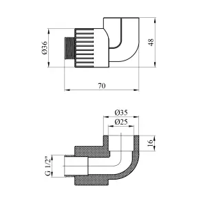 Коліно PPR Rozma 25х1/2" РЗ №2