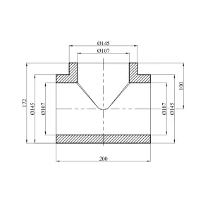Трійник PPR Rozma 110 мм №2