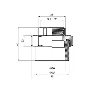 Американка PPR GrandiTherm 50х1 1/2" РВ №2