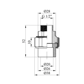 Американка PPR Rozma 20х1/2" РЗ №2