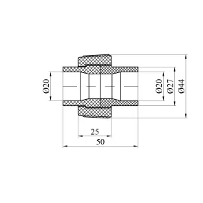 Разборное соединение PPR Baux 20 мм №2