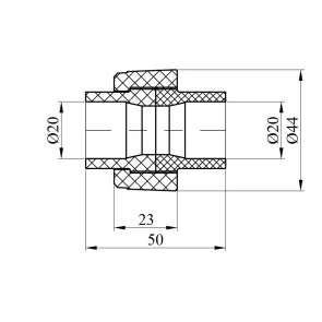 Разборное соединение PPR GrandiTherm 20 мм №2