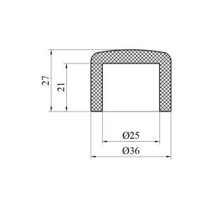 Заглушка PPR GrandiTherm 25 мм №2