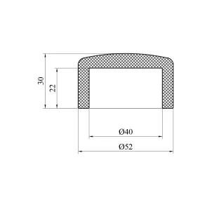 Заглушка PPR GrandiTherm 40 мм №2