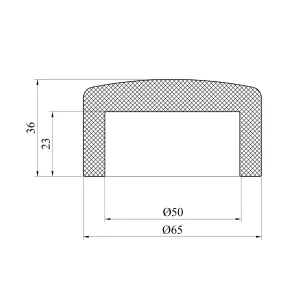 Заглушка PPR GrandiTherm 50 мм №2