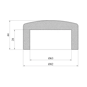 Заглушка PPR GrandiTherm 63 мм №2