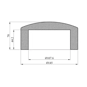 Заглушка PPR GrandiTherm 110 мм №2