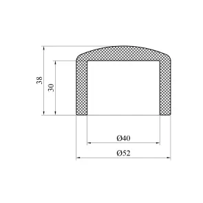 Заглушка PPR Rozma 40 мм №2