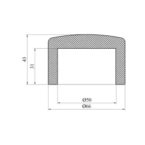 Заглушка PPR Rozma 50 мм №2