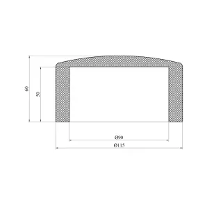 Заглушка PPR Rozma 90 мм №2