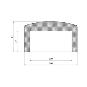 Заглушка PPR Rozma 75 мм №2