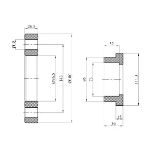 Фланець у комплекті PPR GrandiTherm 75 мм №2