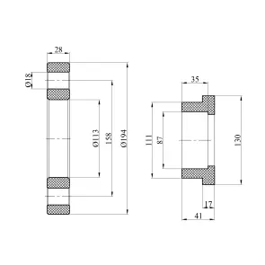 Фланець у комплекті PPR GrandiTherm 90 мм №2