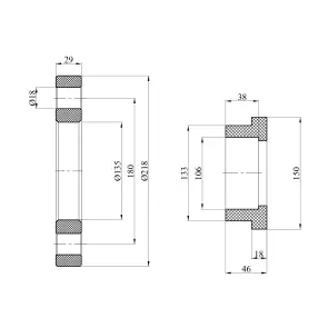 Фланець у комплекті PPR GrandiTherm 110 мм №2
