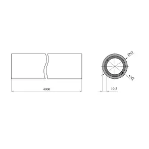 Труба PPR Rozma PN20 63х10,5 мм №2