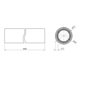Труба PPR Rozma PN20 75х12,5 мм №2