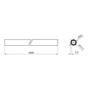 Труба PPR Rozma Fiber 20х3, 4 мм №2